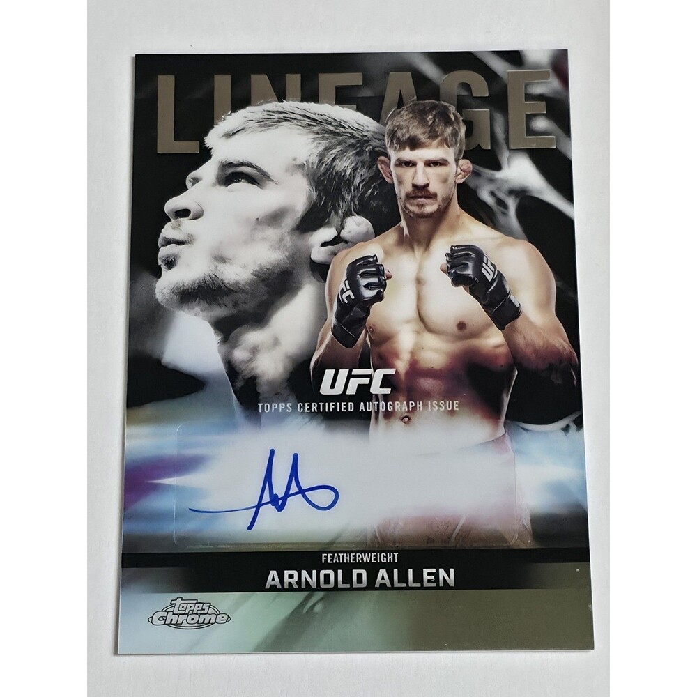 2026 Topps Chrome UFC - Chrome Lineage Autographs #CCA-AA Arnold Allen (AU)